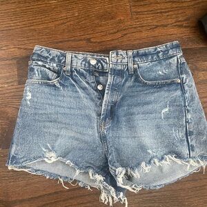 Denim Distressed Women's Shorts